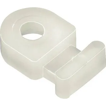 Stahovací páska HellermannTyton MB1-N66-NA-C1 úchytka šroubovací 151-28119 přírodní 1 ks