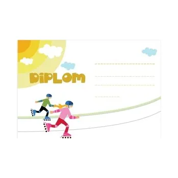 Sportovní diplom - Inline - A4 DIP-025-A4 Nižší cena pro více kusů!