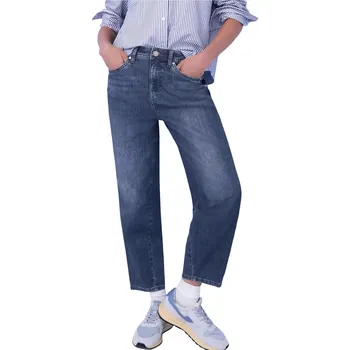 Dámské džíny Dámské barrel leg jeans Street One Karlie 380585 medium blue velikost 26/28