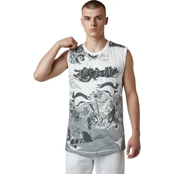 Pánské tílko Tingba Pánské bílé tílko 01 Barva: Bílá, Velikost: L