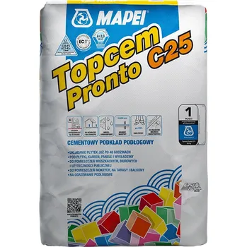 malta MAPEI Topcem Pronto C25 cementová směs na potěry 25 kg