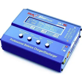 RC vybavení SKYRC B6 Mini modelářská multifunkční nabíječka, 6 A, Li-Pol, LiFePO , Li-Ion, NiMH, NiCd, pro olověné akumulátory