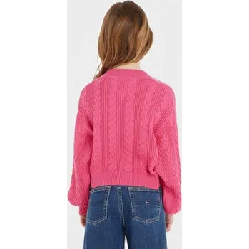 Pánský svetr Tommy Hilfiger Svetr KG0KG07629 Růžová Regular Fit 8Y