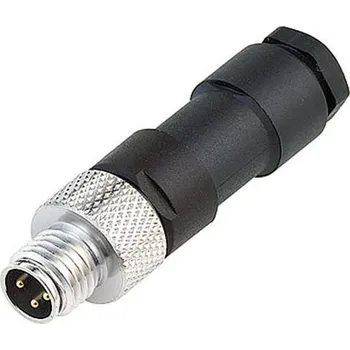 binder neupravený zástrčkový konektor pro senzory - aktory, 99-3379-00-03, piny: 3, 1 ks