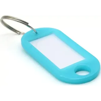 Rozlišovač klíče Visačka s kroužkem světle modrá