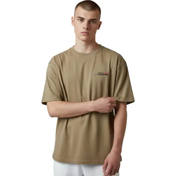 Pánské tričko Nova stil Pánské nadměrné tričko s krátkým rukávem 100%Bavlna PETR Barva: Béžová, Velikost: 4XL