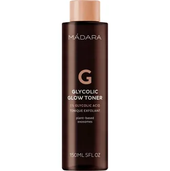 Pleťové sérum Mádara 5% Glycolic Glow Toner Exfoliační pleťové tonikum 150 ml