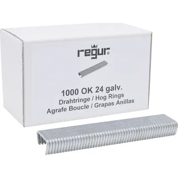 Spona do sešívačky Regur 60717 Drátové kroužky 1 ks Rozměry (d x š) 10 mm x 100 mm