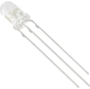 Polovodič TRU COMPONENTS 1577516 LED s vývody červená, zelená kulatý 5 mm 175 mcd, 75 mcd 35 ° 20 mA