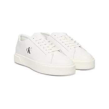 Pánská móda Sneakersy Calvin Klein Basket Cupsole Laceup Lth Ml YM0YM01460 Bílá 46