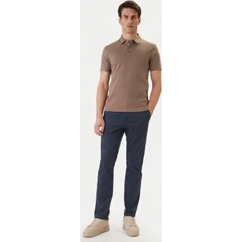 Pánská móda Calvin Klein Jeans Kalhoty z materiálu LV04RF618G Tmavomodrá Slim Fit 34_30