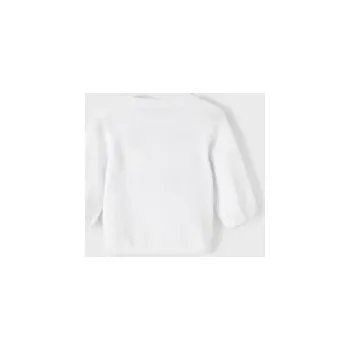 Dámský svetr NAME IT Kardigan 13216306 Bílá Regular Fit 62