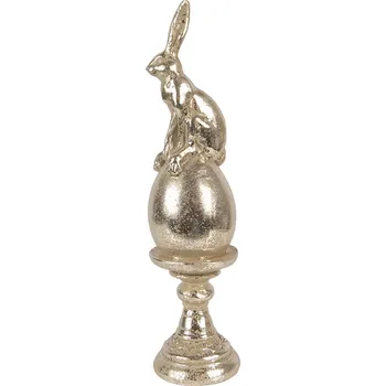Clayre & Eef - Dekorativní figurka králíka na vajíčku 6PR6067