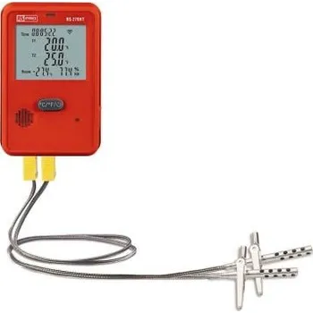Digitální teploměr Záznam, Potravinářský průmysl, Zdravotnictví Víceúčelové, typ sondy: K, číslo modelu: DT-270KT RS PRO