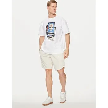 Pánské tričko Puma T-Shirt Hoops Deck 624776 Bílá Regular Fit XXL
