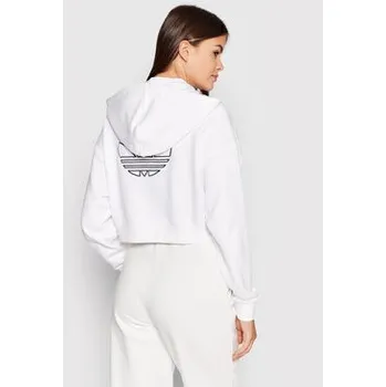 Dámská mikina adidas Mikina HK5170 Bílá Loose Fit 42