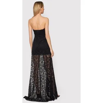 Dámské šaty Pinko Koktejlové šaty Lampone 20222 PSPG 1N13JF 7573 Černá Slim Fit 40