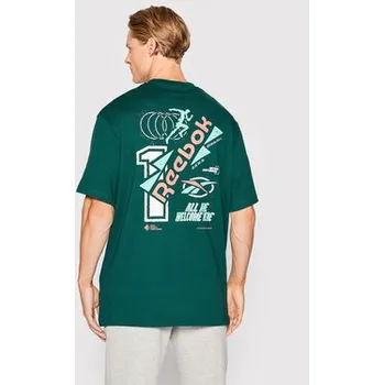 Pánské tričko Reebok T-Shirt Certified HH7390 Zelená Relaxed Fit S
