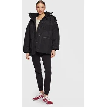 adidas Bunda pro přechodné období HM2615 Černá Loose Fit 42