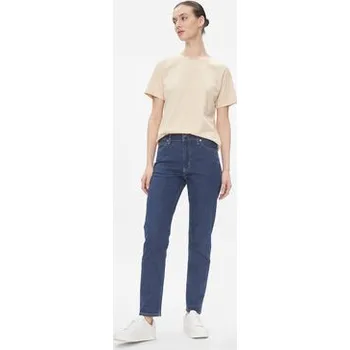 Pánské oblečení Calvin Klein Jeansy Mid Rise Slim - Mid Blue K20K206780 Modrá Slim Fit 32_32