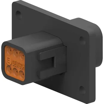Elektrický konektor TE Connectivity DT konektor do DPS 6, DT04-6P-CL06, 1 ks