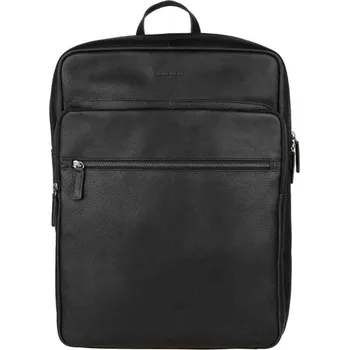 Městský batoh Kožený business batoh Burkely Marlo - černá