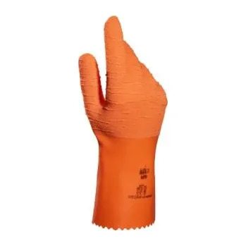 Pracovní rukavice Mapa Rukavice CE CATEGORY 3, EN 388 3141X, EN 407 X2XXXX, EN ISO 21420:5/5, EN ISO 374-1 Oranžová Ano Latex Ano Ano 8