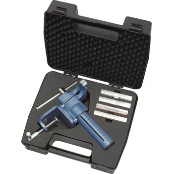 Svěrák Brockhaus Heuer COMPACT SET sada svěráku , 118003, Šířka čelistí: 120 mm, Rozpětí (max.): 125 mm