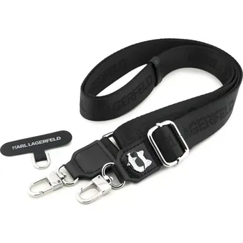 Telefonní příslušenství Karl Lagerfeld Universal Crossbody Choupette Patch černý