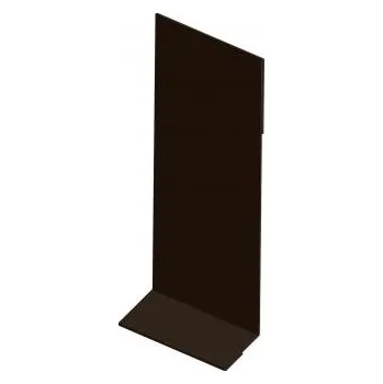 Střecha Závětrná lišta zahakovací, RŠ 310 mm, délka 1 m - RAL 8017 světle hnědá