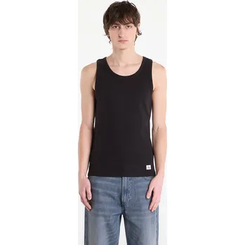 Pánské tílko Tílko Calvin Klein Jeans 2X2 Rib Badge Tank Black M