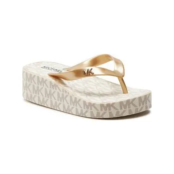 Dámské žabky Žabky MICHAEL KORS KIDS MK100955 Zlatá 28