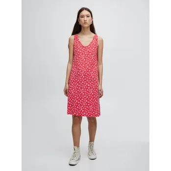 Dámské šaty ICHI Letní šaty 20118422 Červená Regular Fit XS