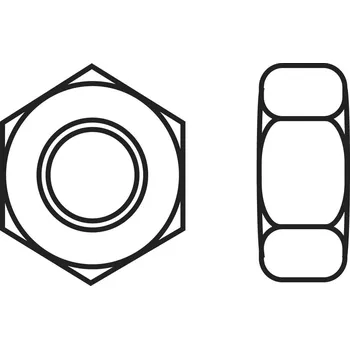 Matice TOOLCRAFT 888723 šestihranné matice M8 DIN 934 ocel pozinkované 1 ks