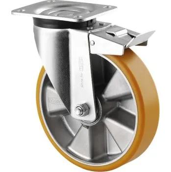 Pojezdové kolečko Kolečko Brzděné otočné 3677ITP200P63 600kg Tente