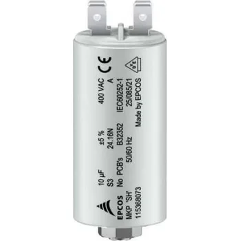 Kondenzátor TDK B32352A4305J030 1 ks fóliový kondenzátor MKP s konektorem 3 µF 450 V/AC 5 procent (Ø x d) 30 mm x 62 mm