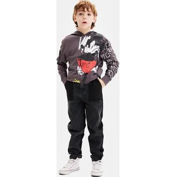 Dámská mikina Desigual Mikina 23WBTK04 Šedá Regular Fit 3_4Y