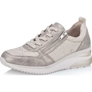 Dámská obuv Rieker Dámské tenisky REMONTE D2401-61 béžová S6 36