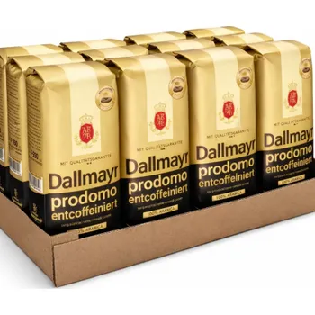 Káva Dallmayr Prodomo bez kofeinu zrnková káva 12x500g - VÝHODNÉ BALENÍ