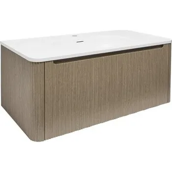 Koupelnový nábytek Koupelnová skříňka s umyvadlem Naturel Austen 119x47,5x45 cm light pine mat AUSTEN120LP