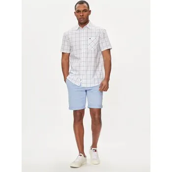 Pánská móda Tommy Jeans Košile DM0DM18967 Bílá Regular Fit S