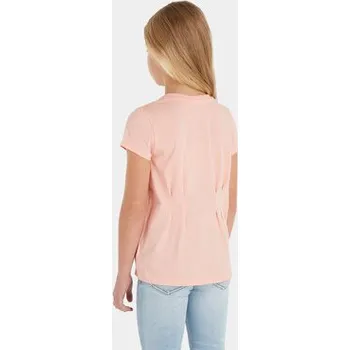 Pánská móda Calvin Klein Jeans T-Shirt Monogram IG0IG02103 Růžová Regular Fit 16Y