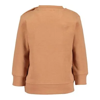 Dámská mikina Blue Seven Mikina 984102 X Hnědá Regular Fit 80