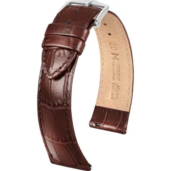 Řemínek na hodinky Louisianalook L - Kožený řemínek na hodinky 22 mm hnědý