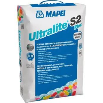 Stavebniny MAPEI Ultralite S2 Flex cementové lepidlo na dlažbu a obklady 15 kg Bílá