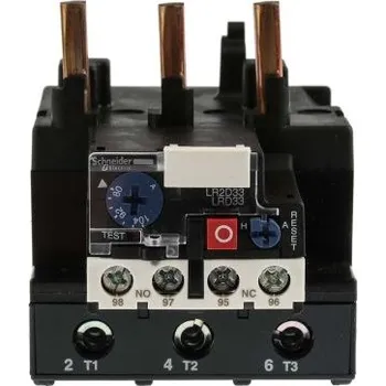 Relé Relé teplotního přetížení NO/NC s automatickým, ručním resetováním a hodnotami FLC motoru 80 104 A