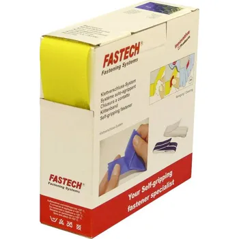 Zip FASTECH® B50-STD-H-020810 pásek se suchým zipem, k našití, háčková část, (d x š) 10 m x 50 mm, žlutá, 10 m