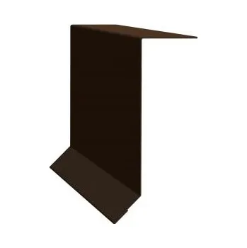 Střecha Závětrná lišta pod krajovou tašku, RŠ 140 mm, délka 3 m - RAL 9005 černá