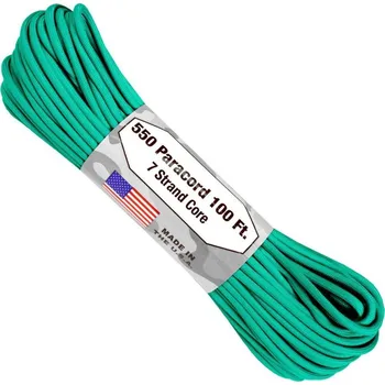 Vybavení pro přežití ARM 550 PARACORD 100' Teal S11-TEAL