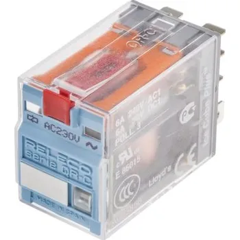 Relé Relé bez blokování DPDT Montáž na PCB 230V ac C7